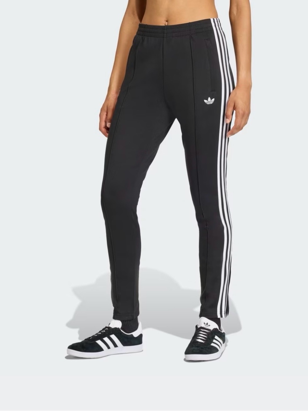 Adidas Track Pants in Black and White Women’s Size M